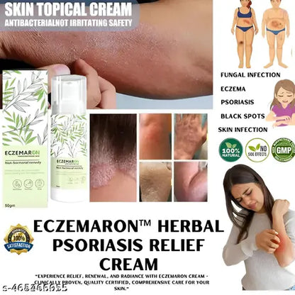 Eczemaron for Ringworm, Itching, Eczema & Fungal Infection Antifungal Cream (Pack of 2)
