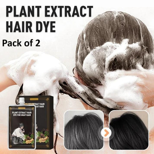 🌿Plant Extract Hair Dye for Gray Hair 200 ml (Buy 1 Get 1 Free)