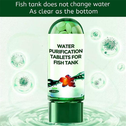 Aquarium Purifying Tablets (Pack of 70) – Safe for All Fish | 1 to 4 tab per 10L