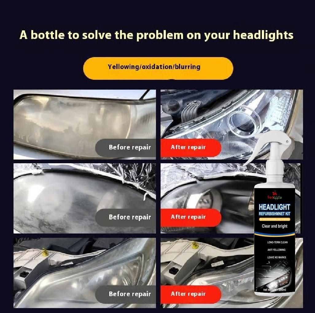 Automotive Headlight Restoration Spray ( Buy 1 Get 1 )