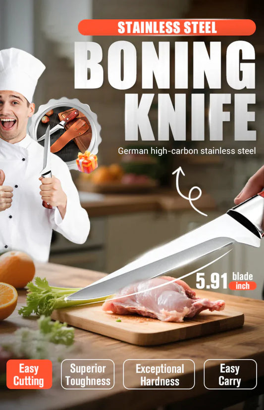 Stainless Steel Japanese Boning Knife (Chef's Favorite Knife)